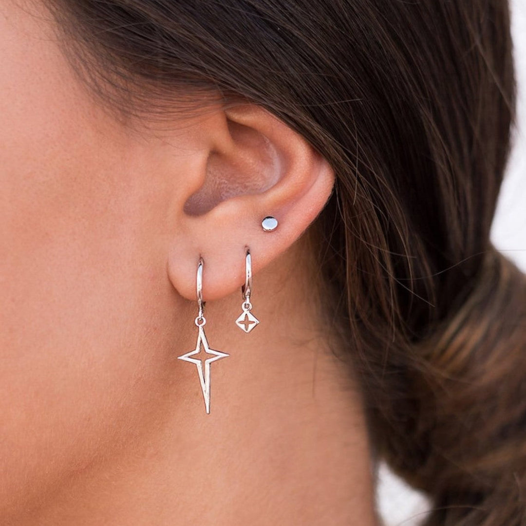 Tiny Circle Dot Minimalist Stud Earrings