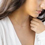 Load image into Gallery viewer, Satellite Choker Necklace Gold Luxury Chain
