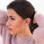 Load image into Gallery viewer, Tiny Circle Dot Minimalist Stud Earrings
