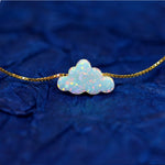 Load image into Gallery viewer, Cloud Opal Necklace Cloud Pendant Necklace
