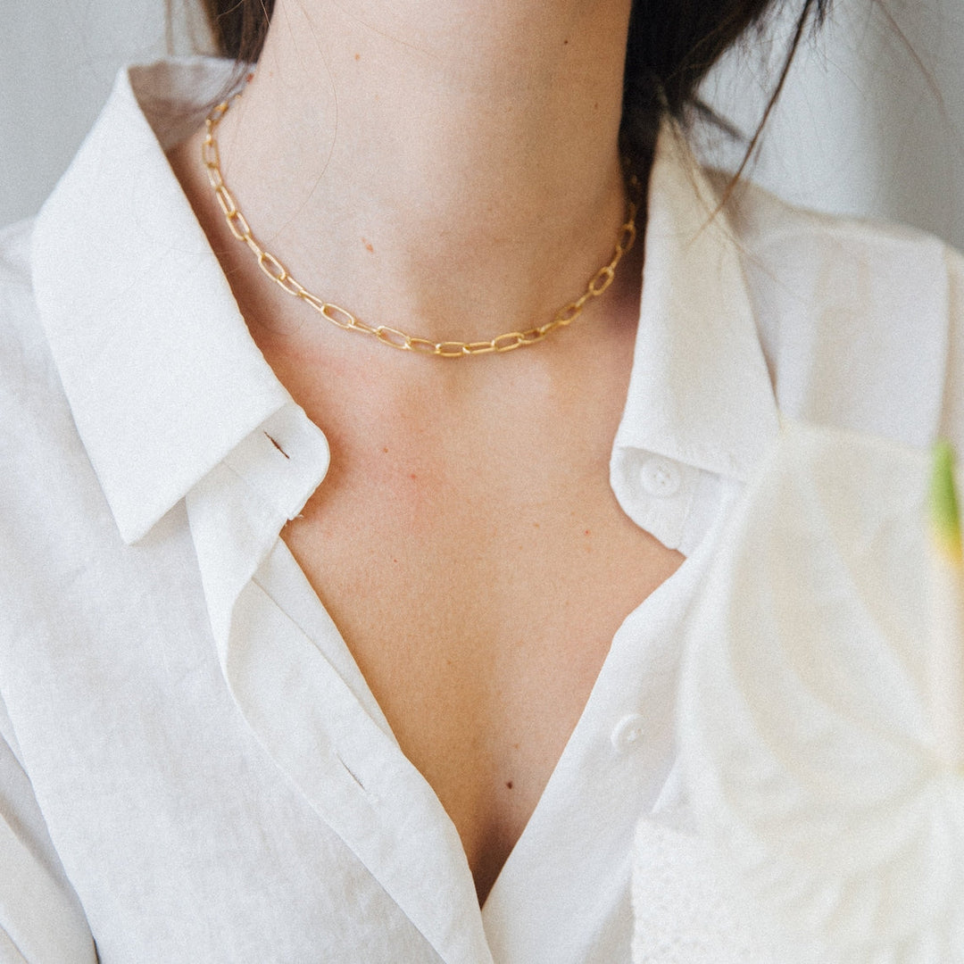 Clip Chain Link Layer Link Necklace