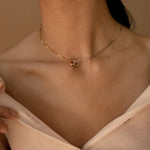Load image into Gallery viewer, Eternal Circle Necklace Linked Circle Necklace
