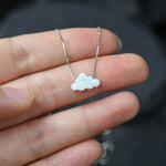 Load image into Gallery viewer, Cloud Opal Necklace Cloud Pendant Necklace
