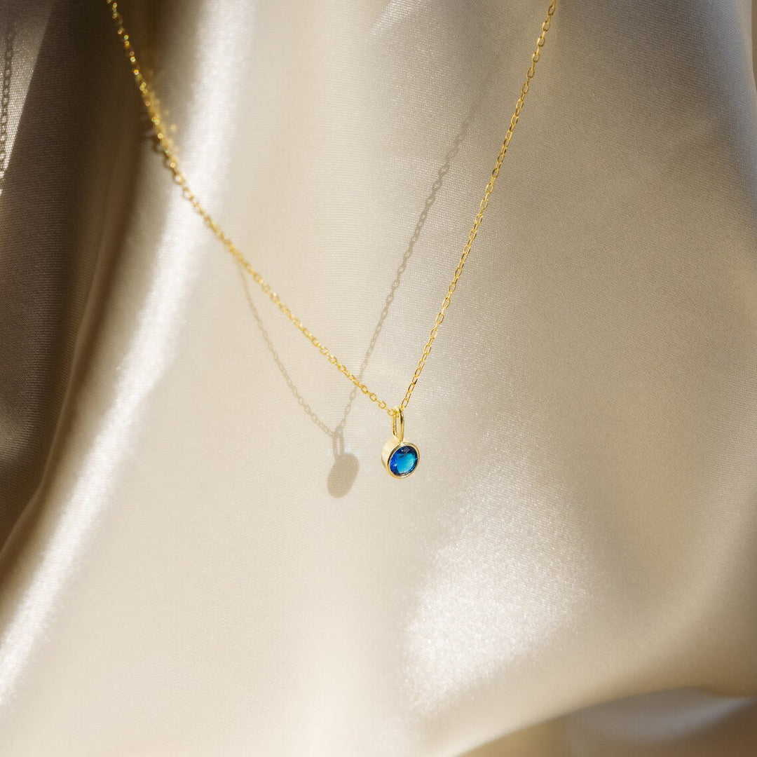 Birthstone Necklace Gemstone Necklace