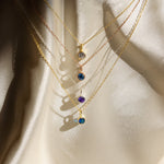 Load image into Gallery viewer, Birthstone Necklace Gemstone Necklace

