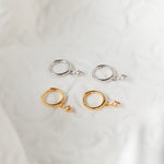 Load image into Gallery viewer, Dangle Earrings Dainty Diamond Drop Earrings
