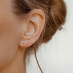 Load image into Gallery viewer, 4 Piece Earring Set Geometric Marquise Flower Zirconia
