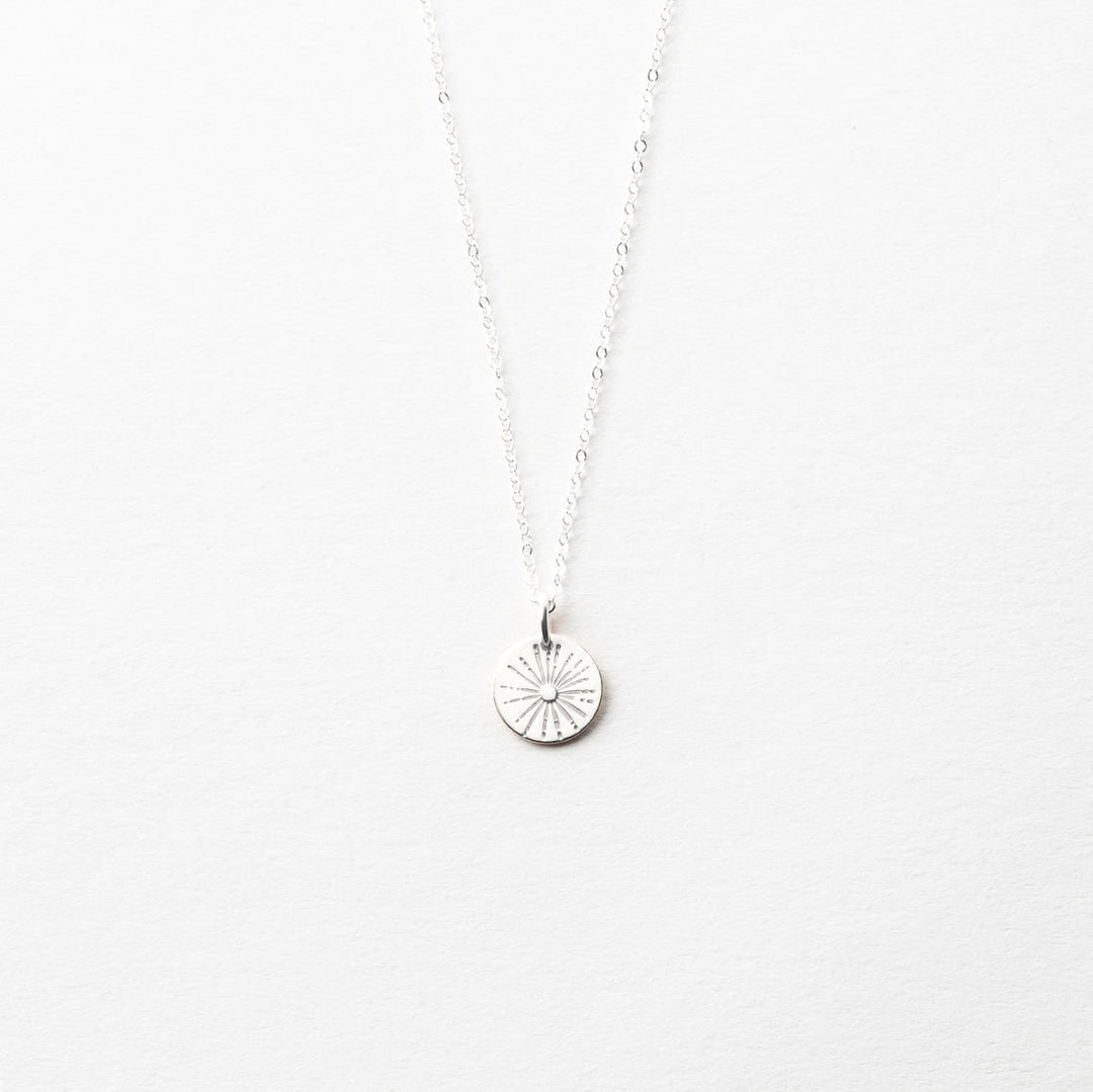 Sunbeam Necklace Dainty Sun Pendant Necklace