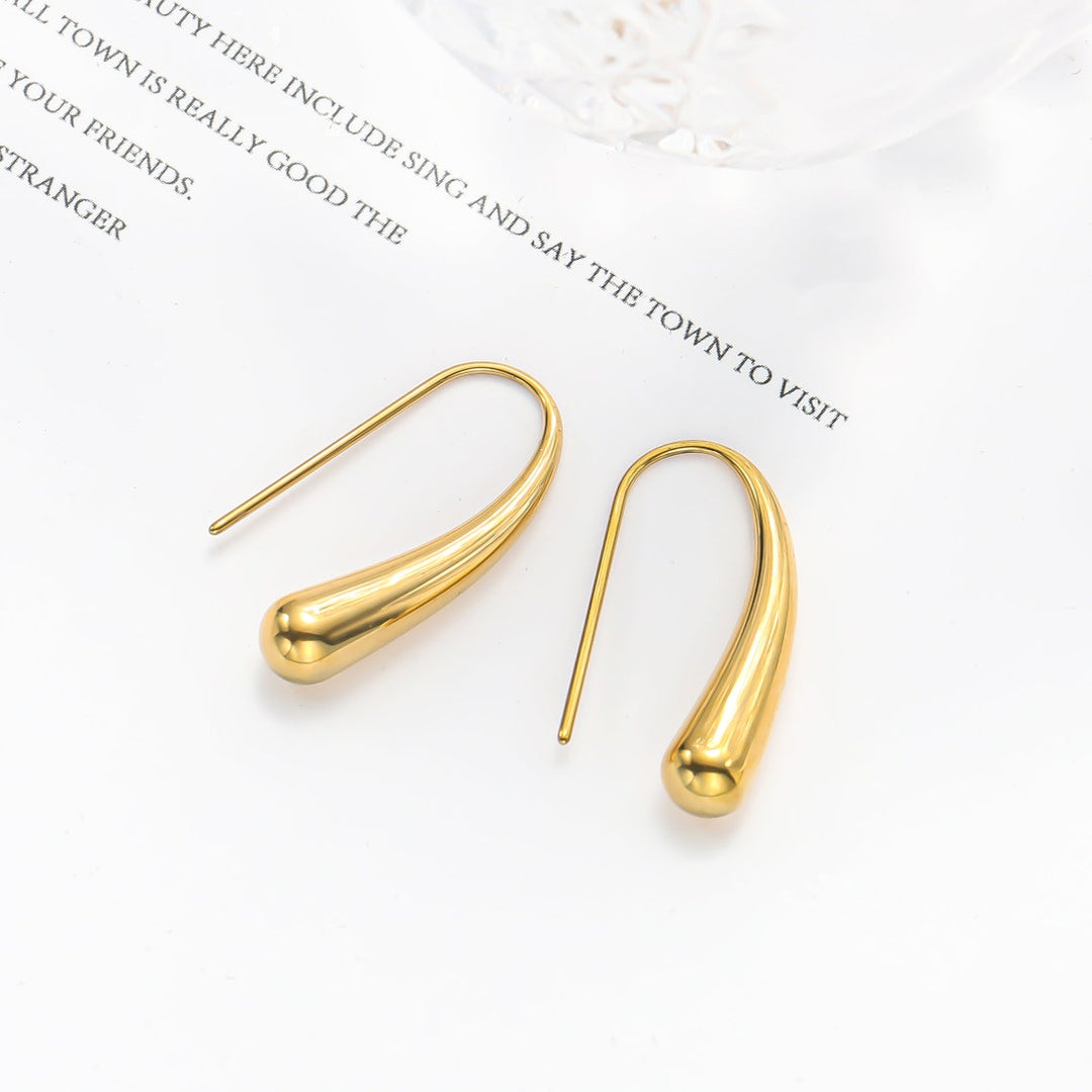 Water Drop French Hook Earrings