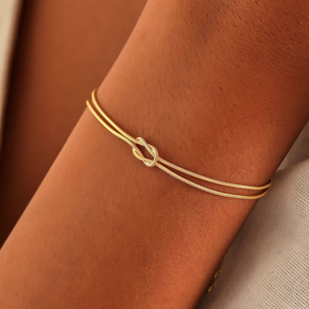 Knot Bracelet Snake Chain Knot Bracelet
