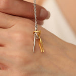 Load image into Gallery viewer, Love Hug Pendant Couple Embrace Necklace
