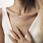 Load image into Gallery viewer, Cloud Opal Necklace Cloud Pendant Necklace
