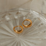 Load image into Gallery viewer, Hinged Huggies Curved Buckle Earrings
