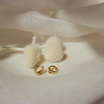 Load image into Gallery viewer, Duo Huggies Zirconia Duo Earrings
