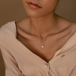 Load image into Gallery viewer, Double Layer Star Necklace Starburst Duo Necklace
