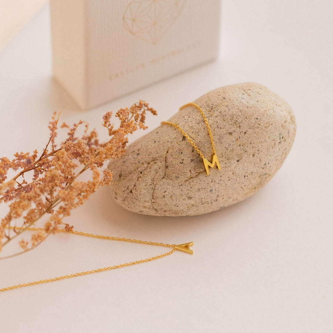 Dainty Initial Necklace Stylish Letter Necklace