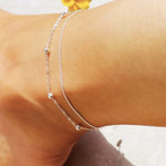 Load image into Gallery viewer, Silver 2 Style Anklet
