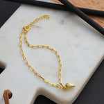 Load image into Gallery viewer, Magnetic Heart Paperclip Chain Love Bracelet Set
