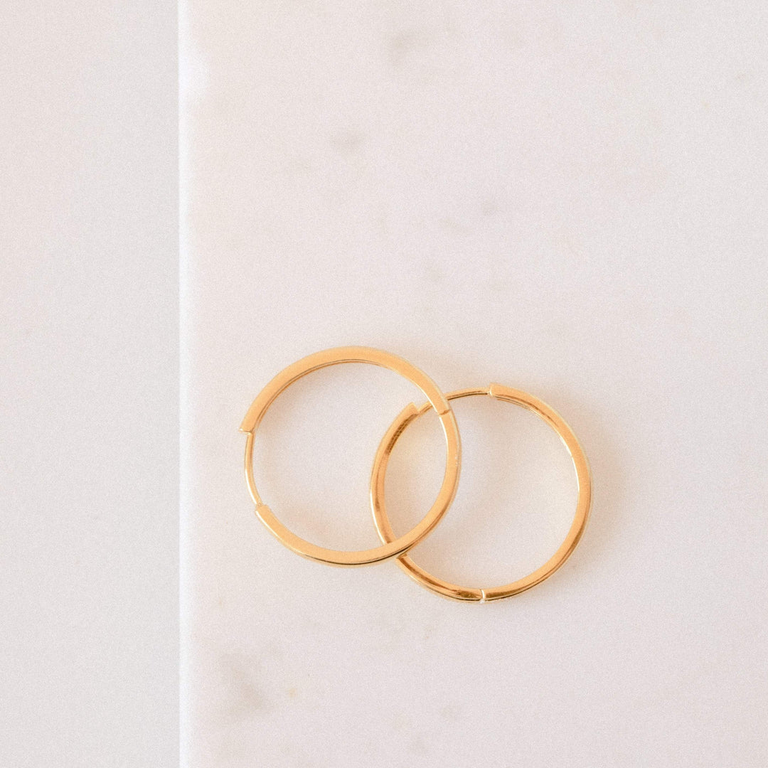 Classic Hoop Midi Dangle Hoop Earrings