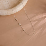 Load image into Gallery viewer, Side Initial Necklace Custom Letter Necklace
