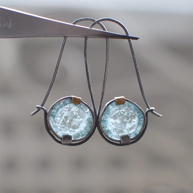 Delicate Crystal Vintage Earrings