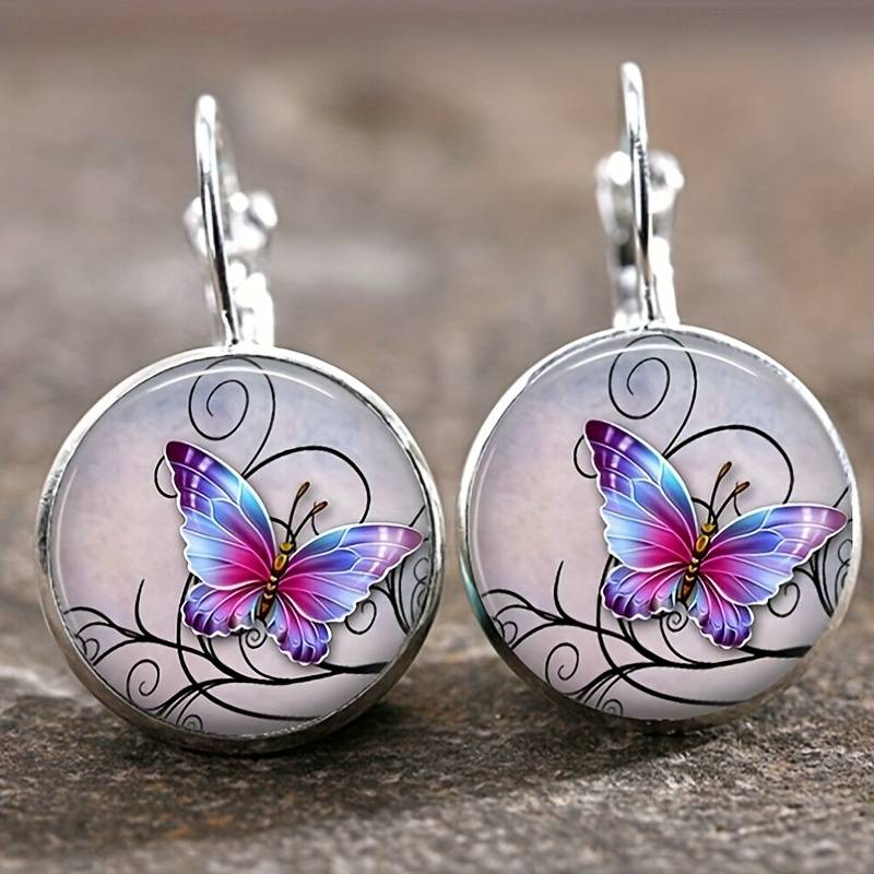 Bohemian Crystal Vintage Earrings