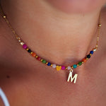 Load image into Gallery viewer, Costa Letter Necklace
