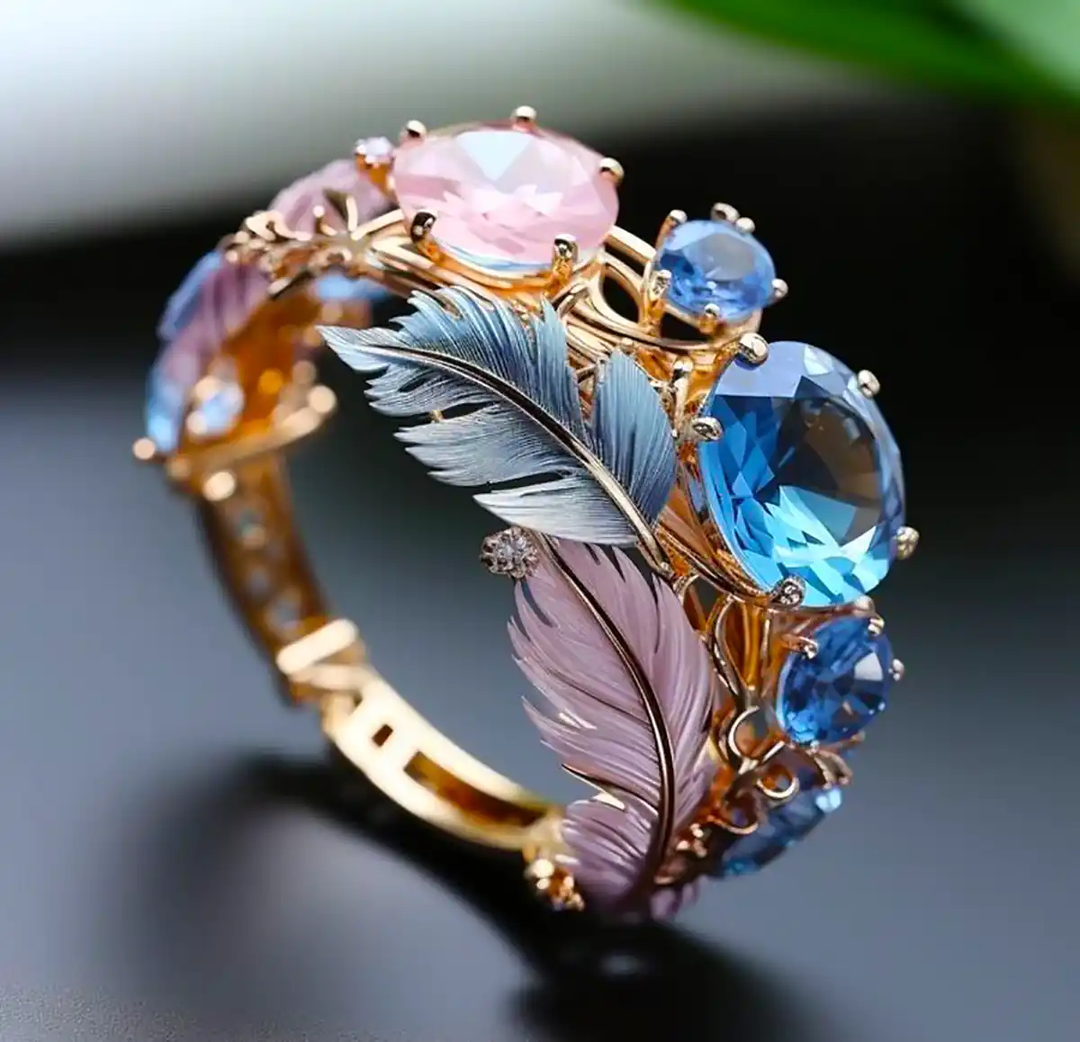 Romantic Crystal Vintage Ring