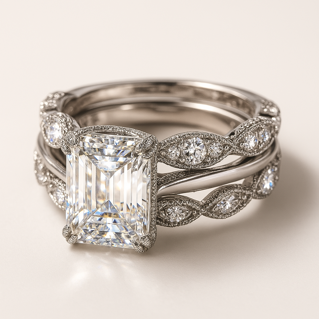 Romantic Vintage Statement Ring in Silver