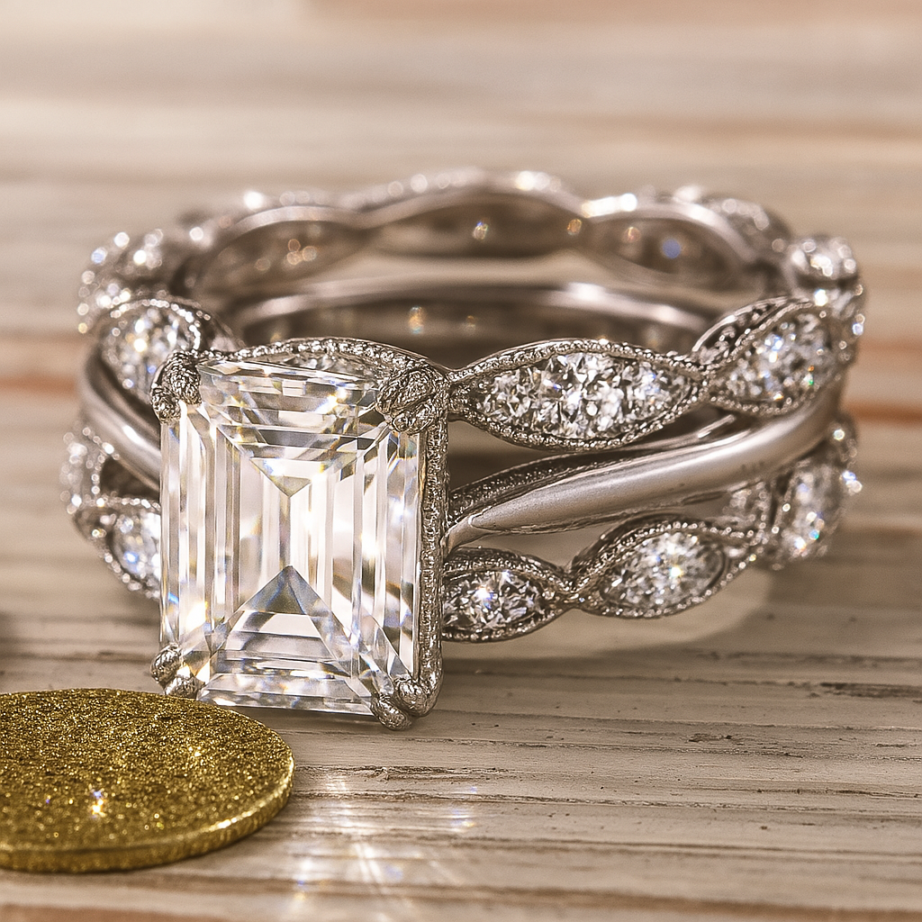 Romantic Vintage Statement Ring in Silver