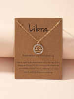 Load image into Gallery viewer, Zodiac Sign Necklace Astrology Girl Zodiac Necklace
