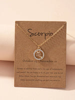 Load image into Gallery viewer, Zodiac Sign Necklace Astrology Girl Zodiac Necklace
