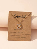 Load image into Gallery viewer, Zodiac Sign Necklace Astrology Girl Zodiac Necklace
