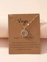 Load image into Gallery viewer, Zodiac Sign Necklace Astrology Girl Zodiac Necklace
