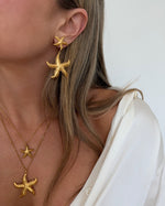 Load image into Gallery viewer, Gold Starfish Necklace
