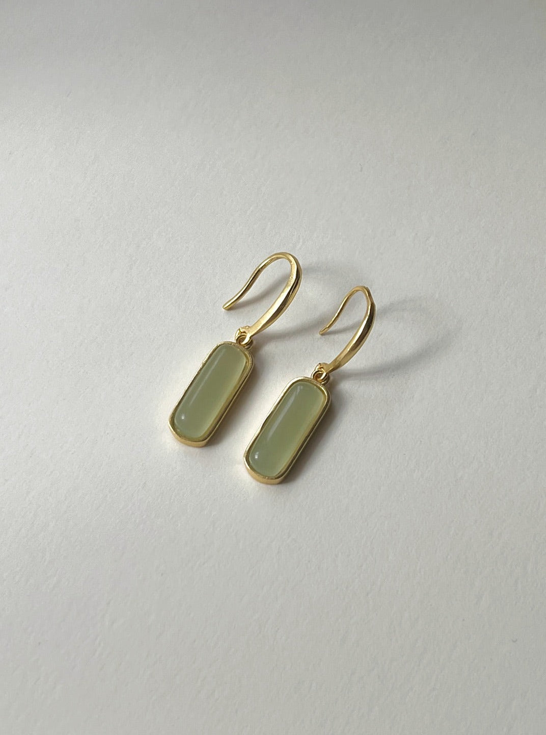 Fiona Jade Pendant Earrings