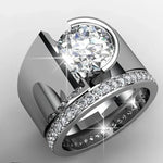 Load image into Gallery viewer, Dainty Zirconia Vintage Ring in Silver
