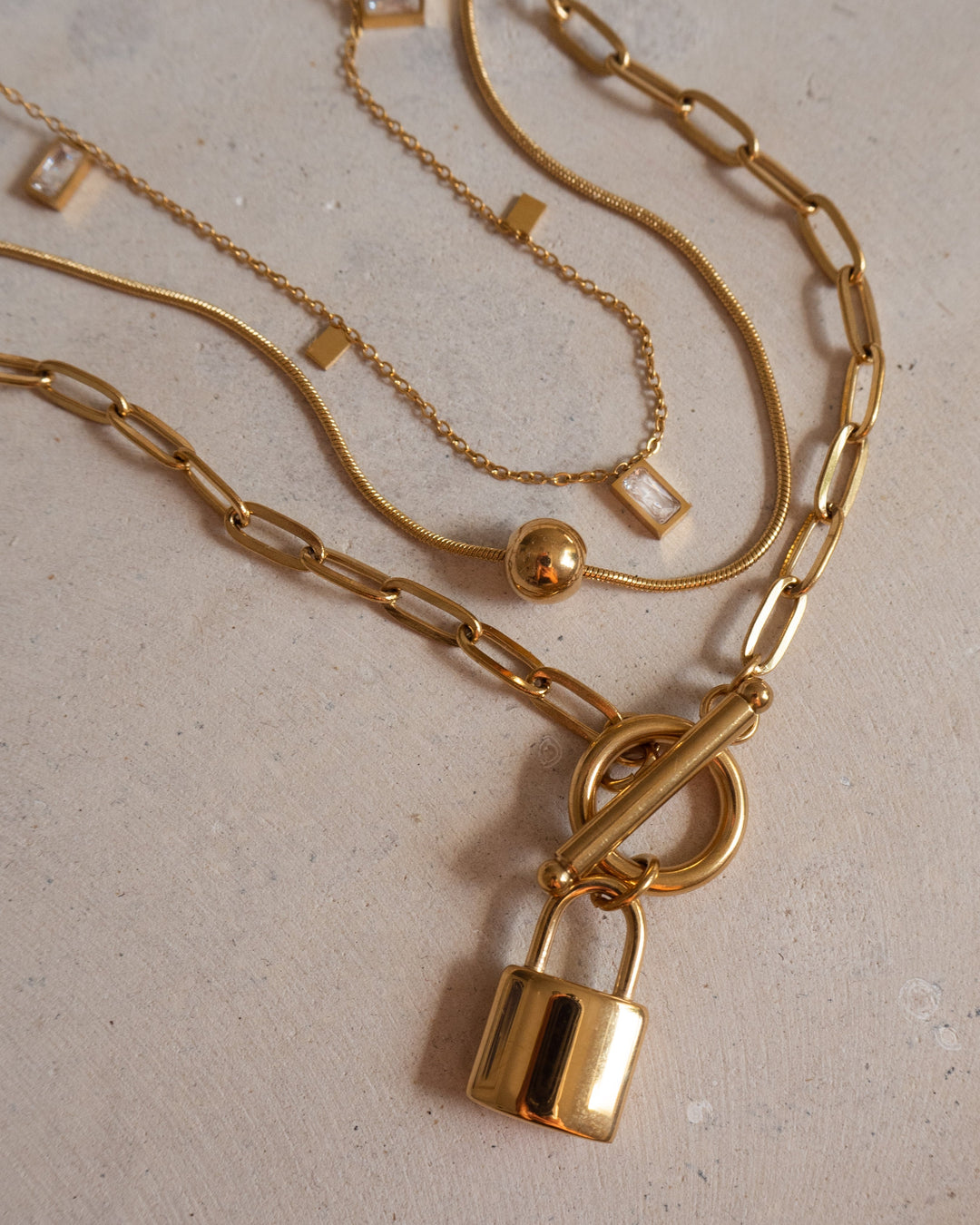 Goodlove Lock Pendant Chain Necklace