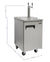 KEGCO KE KEGCO 24" Wide Home Brew All Stainless Steel Commercial Kegerator with Keg-HBK1XSK