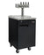 KEGCO Kegerator FOUR TAP KEGERATOR KEGCO 24"Wide Homebrew Black Commercial Kegerator With Kegs-HBK1XB