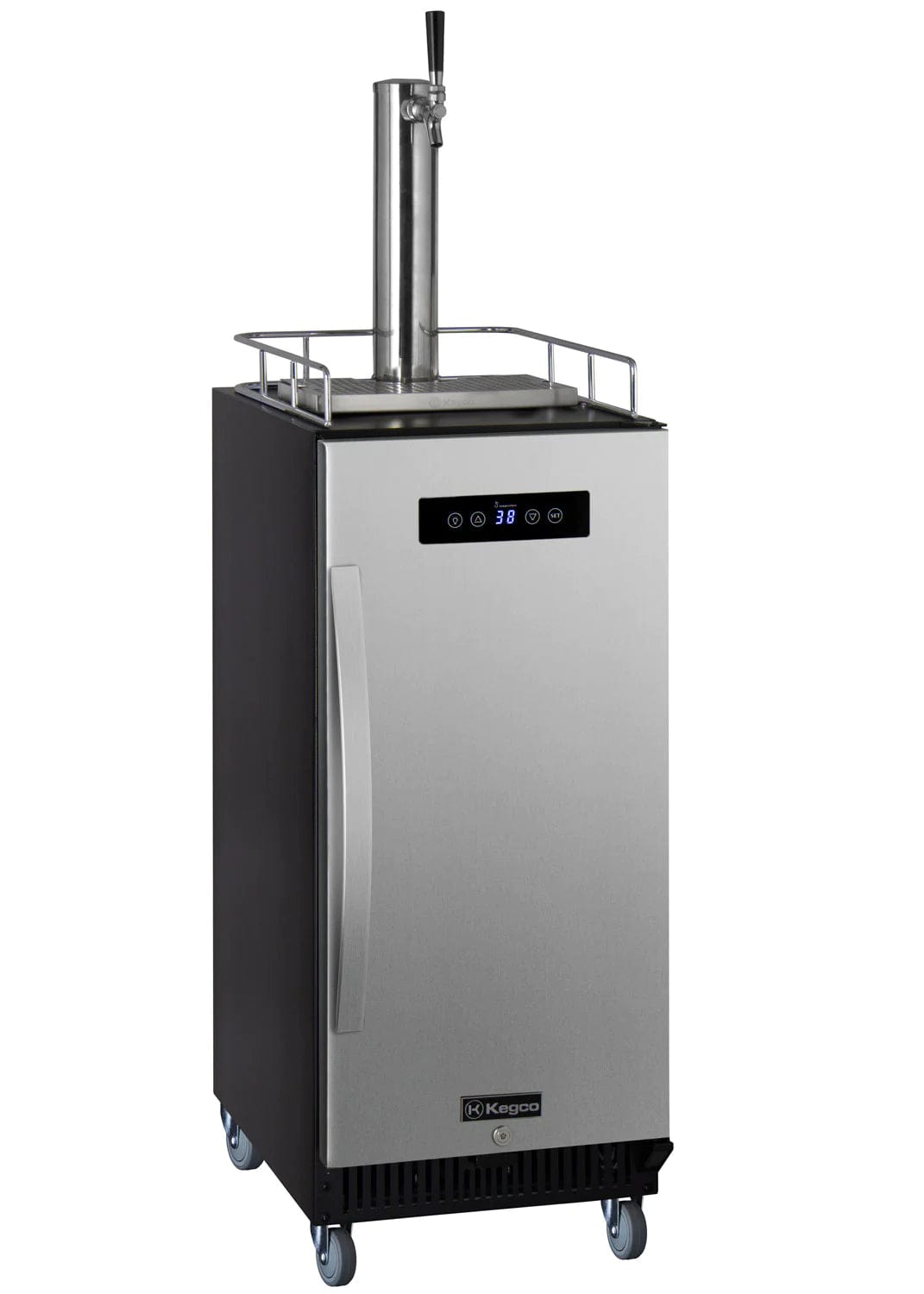 KEGCO Kegerator KEGCO 15 Wide Commercial Kegerator With Stainless Steel Door -SLK15BSRNK