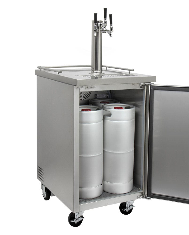 KEGCO Kegerator KEGCO 24" Wide Cold Brew All Stainless Steel Commercial Kegerator- ICXCK-1S