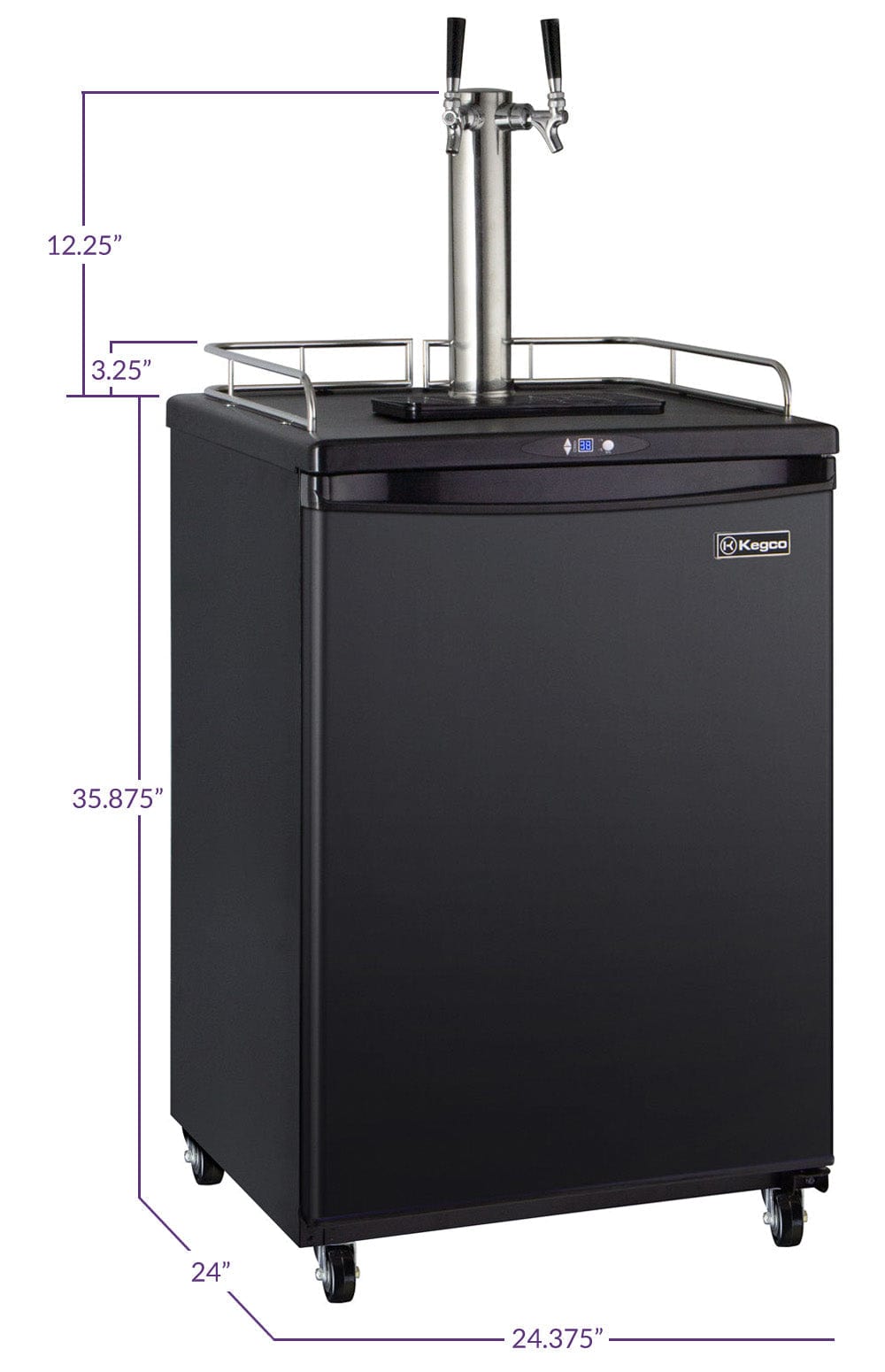 KEGCO Kegerator KEGCO 24" Wide Cold Brew Coffee Commercial/Residential Kegerator- ICZ163B