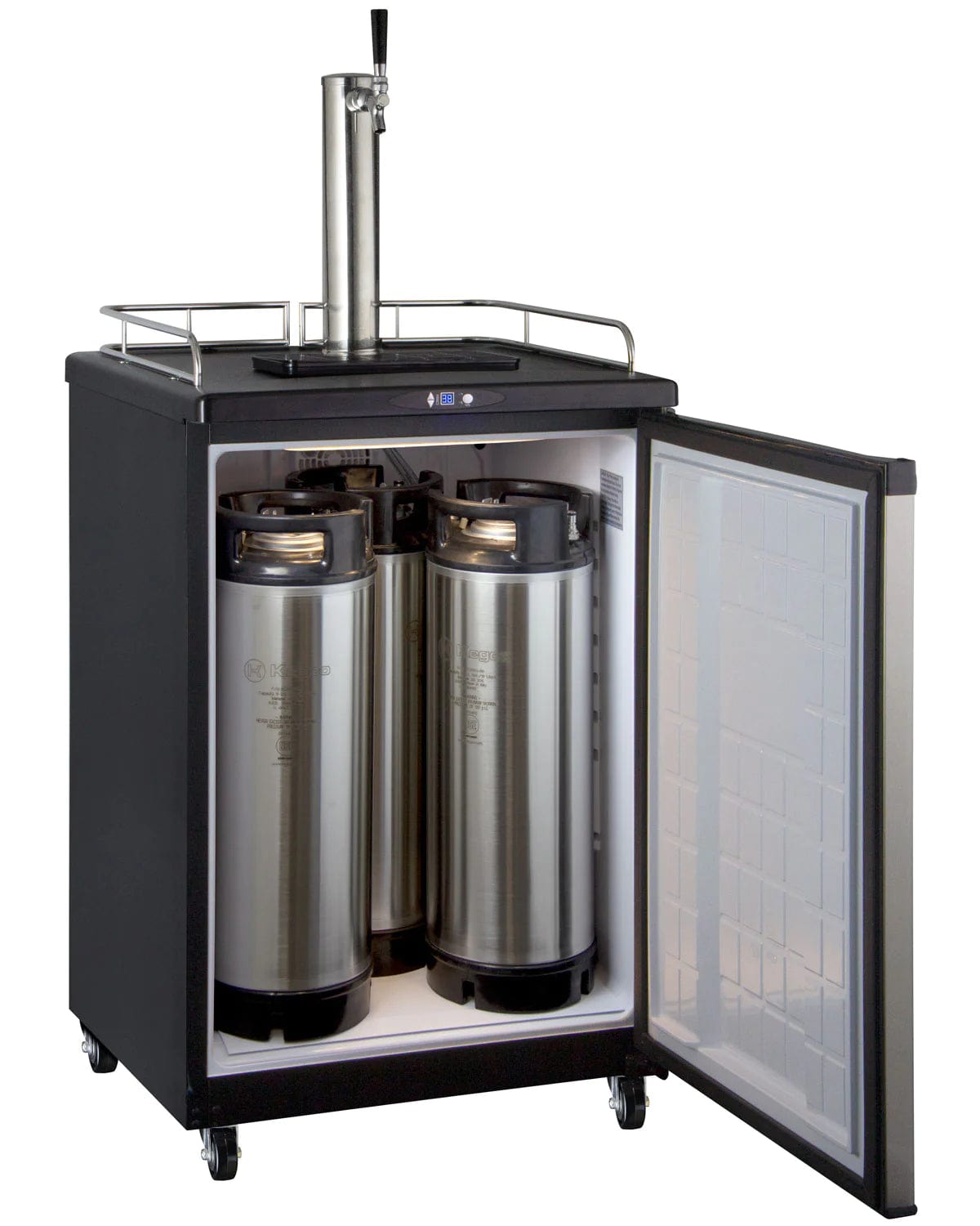 KEGCO Kegerator KEGCO 24 Wide Cold Brew Coffee Stainless Steel Commercial/Residential Kegerator-ICZ163S
