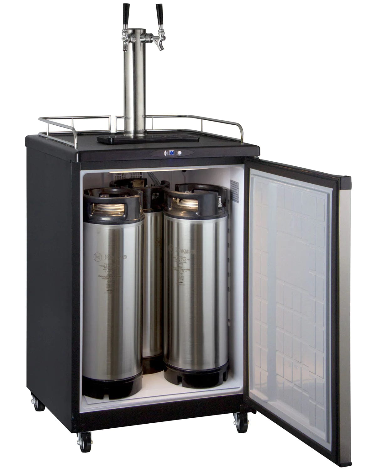 KEGCO Kegerator KEGCO 24 Wide Cold Brew Coffee Stainless Steel Commercial/Residential Kegerator-ICZ163S