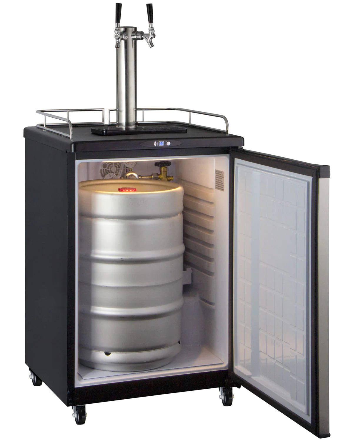 KEGCO Kegerator KEGCO 24 Wide Cold Brew Coffee Stainless Steel Commercial/Residential Kegerator-ICZ163S