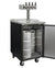 KEGCO Kegerator KEGCO 24"Wide Homebrew Black Commercial Kegerator With Kegs-HBK1XB