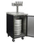 KEGCO Kegerator KEGCO 24"Wide Homebrew Black Commercial Kegerator With Kegs-HBK1XB