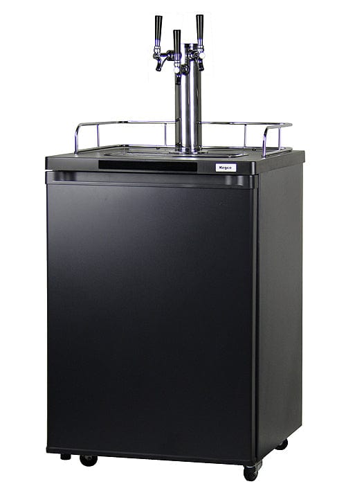 KEGCO Kegerator KEGCO 24" Wide Homebrew Black Kegerator-HBK209B