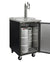 KEGCO Kegerator KEGCO 24" Wide Kombucha Black Commercial Kegerator-KOMC1B